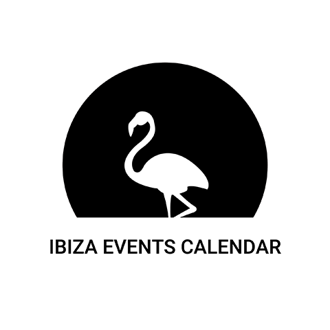 Ibiza Events Calendar Logo Black and White